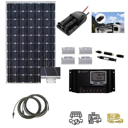 Aims Power, FCWSPIDER, Solar Base Kit 190 Watt Solar Charging for RVs, Mobile Setups, or Small Off-Grid Systems